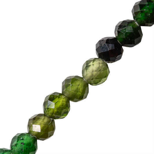 Turmalina Esfera Facetada 3mm Verde
