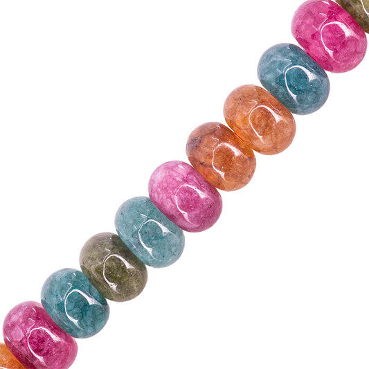 Turmalina Rondela 4x6.5mm Multicolor