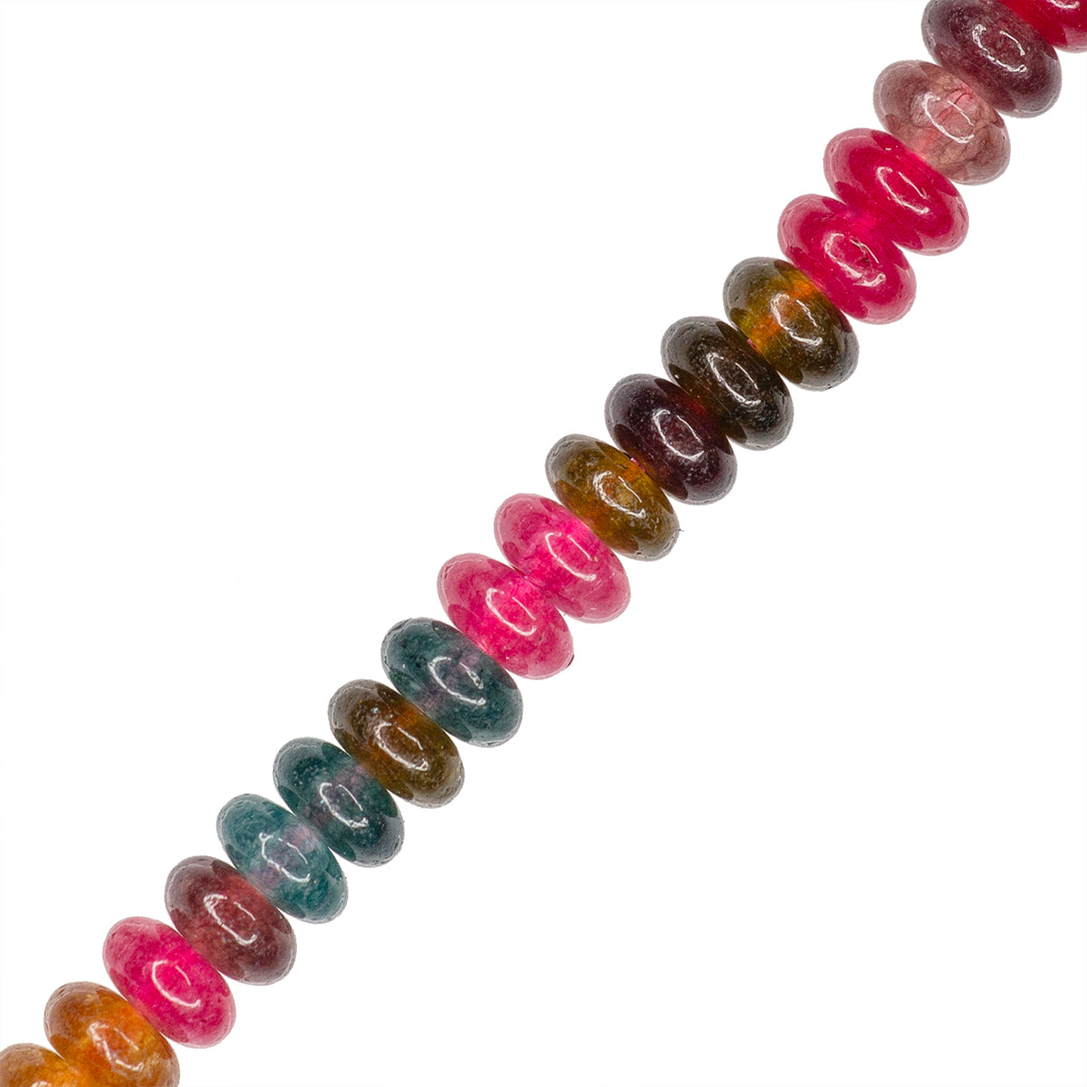 Turmalina Róndela 2x4mm Multicolor