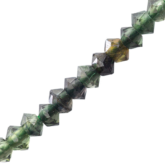Turmalina Disco Facetado 1x2mm Verde