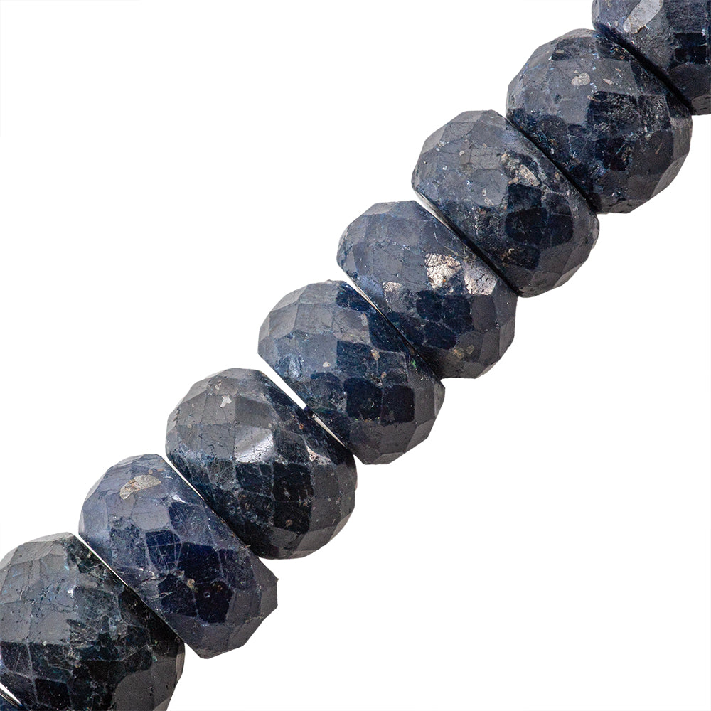 PF Zafiro Róndela Facetada Disminución 5-8x8-12mm Azul