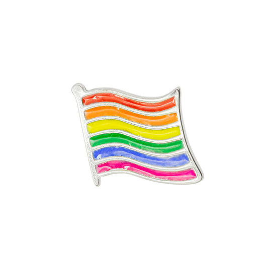 Pin Pride con Resina Niquel Bandera